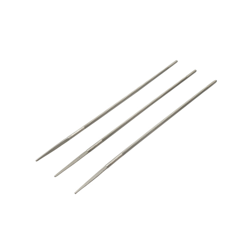 Set di 3 lime tonde per affilatura motoseghe, 4,5x200 mm Breckner Germany