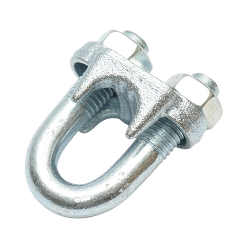 Morsetto per fune metallica zincato DIN 741-16 per cavo da 16 mm Breckner Germany