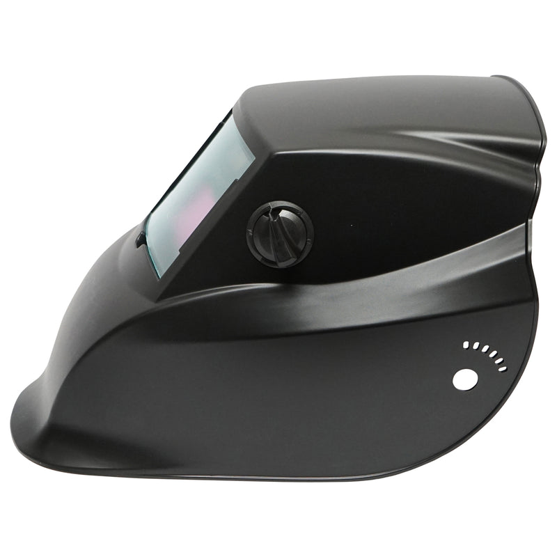 Maschera per saldatura automatica con cristalli liquidi, nera. Breckner Germany