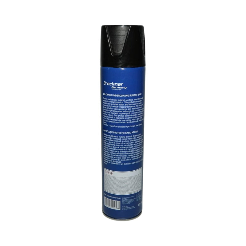 Spray anticorrosivo protezione telaio in gomma nera 650ml Breckner Germany