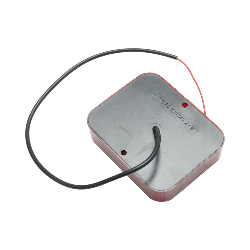 Retronebbia a LED rossi 12V/24V, 12 LED, 100x80x25 mm Breckner Germany