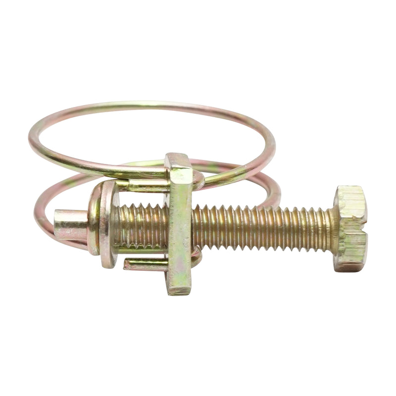 Fascetta stringitubo a filo da 24-28 mm con vite M5x30 mm Breckner Germany