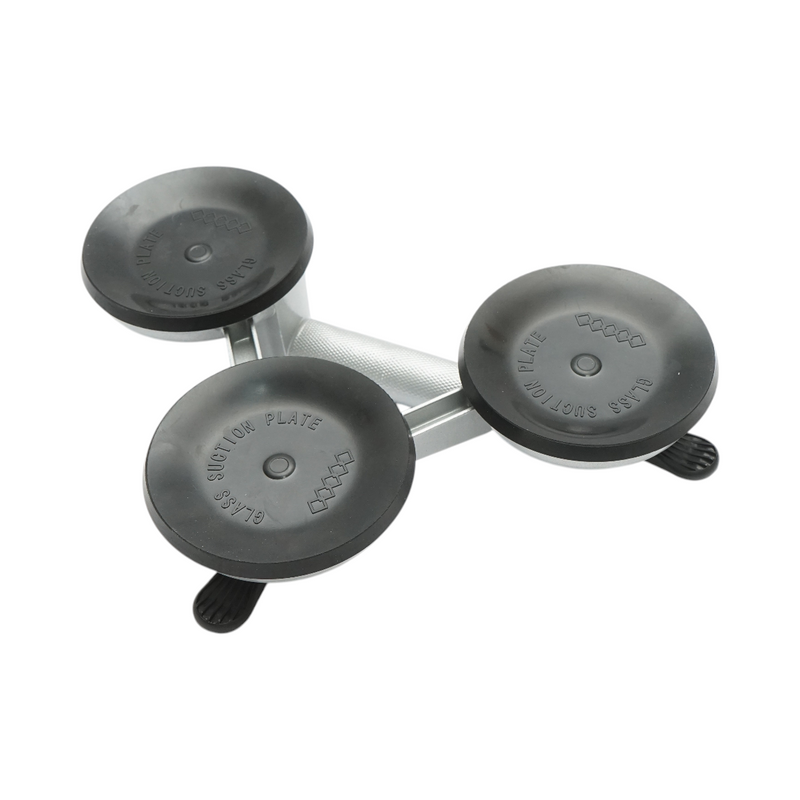 Dispositivo di sollevamento con 3 ventose in alluminio da 118 mm, portata 120-150 kg Crownman