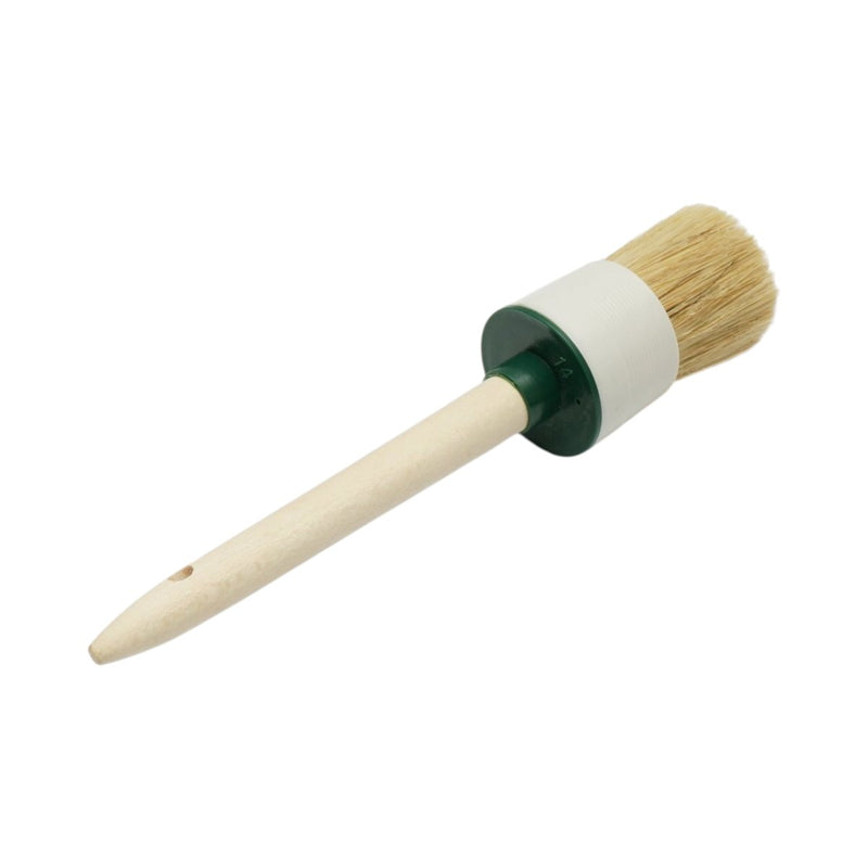 Pennello tondo da 45 mm n. 14, setole in PET, manico in legno Breckner Germany