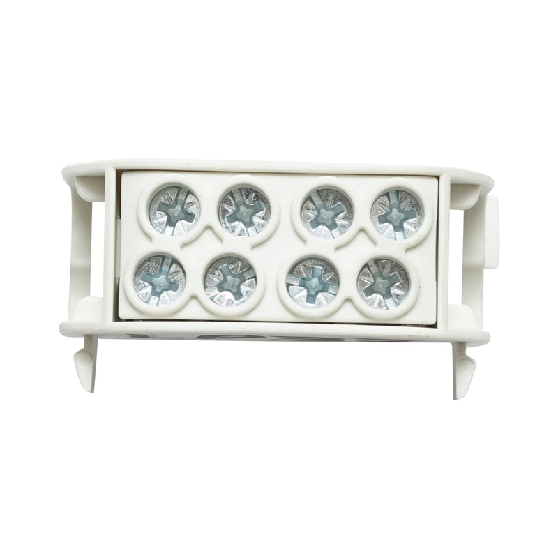 Morsetto di distribuzione, 1P, isolamento grigio, 25 mm², 380 V CA