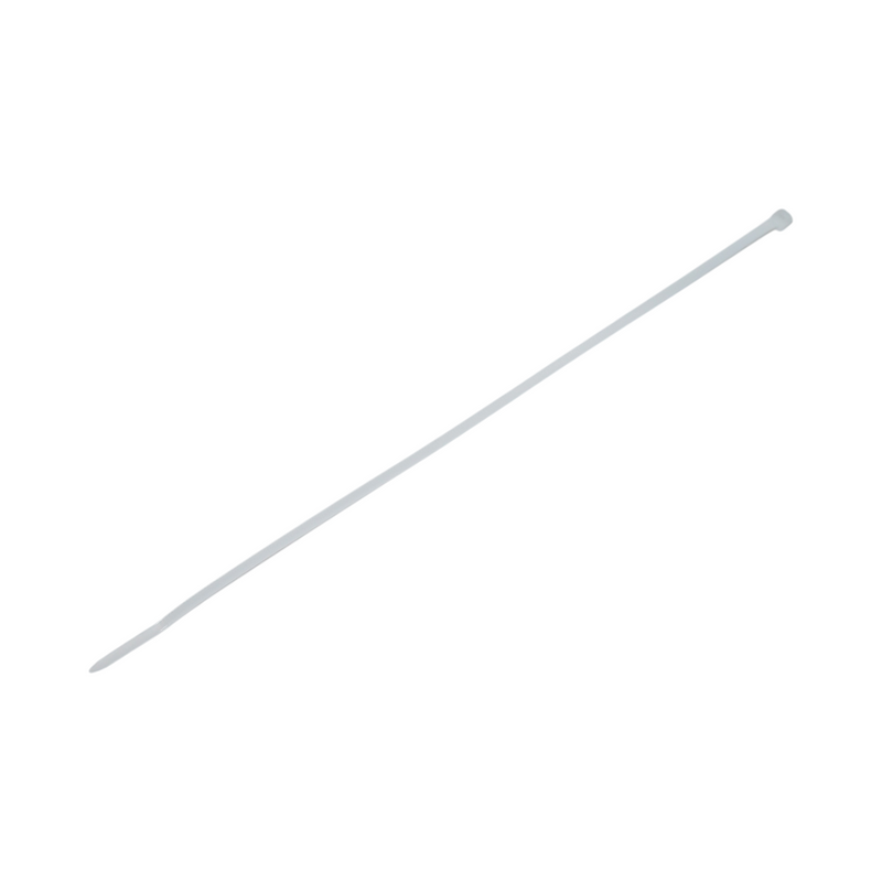 Fascette stringicavo in plastica bianca, 3,6 × 290 mm, 100 pezzi/set Longroad