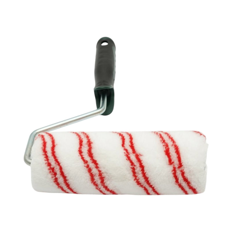 Rullo in poliestere da 18 cm, diametro 70 mm, altezza pelo 18 mm, impugnatura ergonomica bimateriale (soft-grip) Breckner Germany
