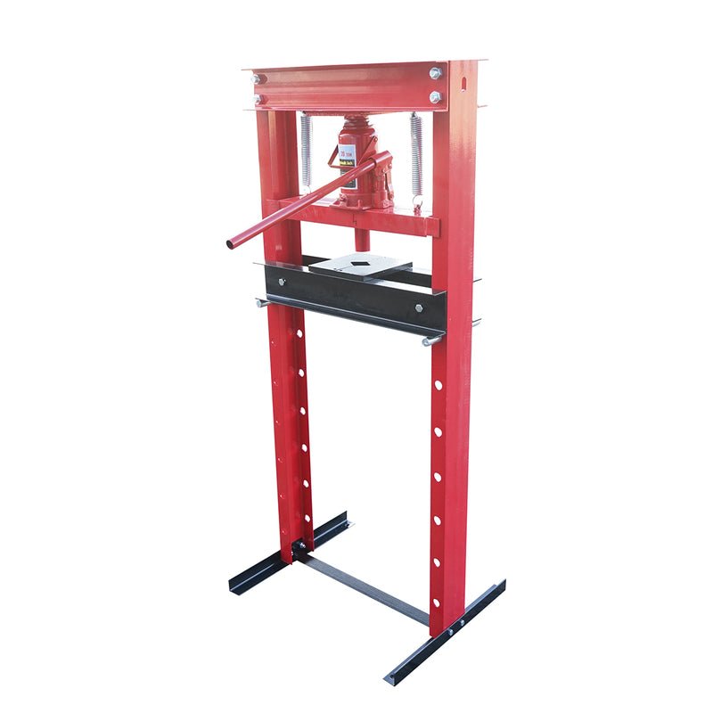 Pressa idraulica 20T, apertura regolabile 30-950mm, corsa pistone 0-120mm
