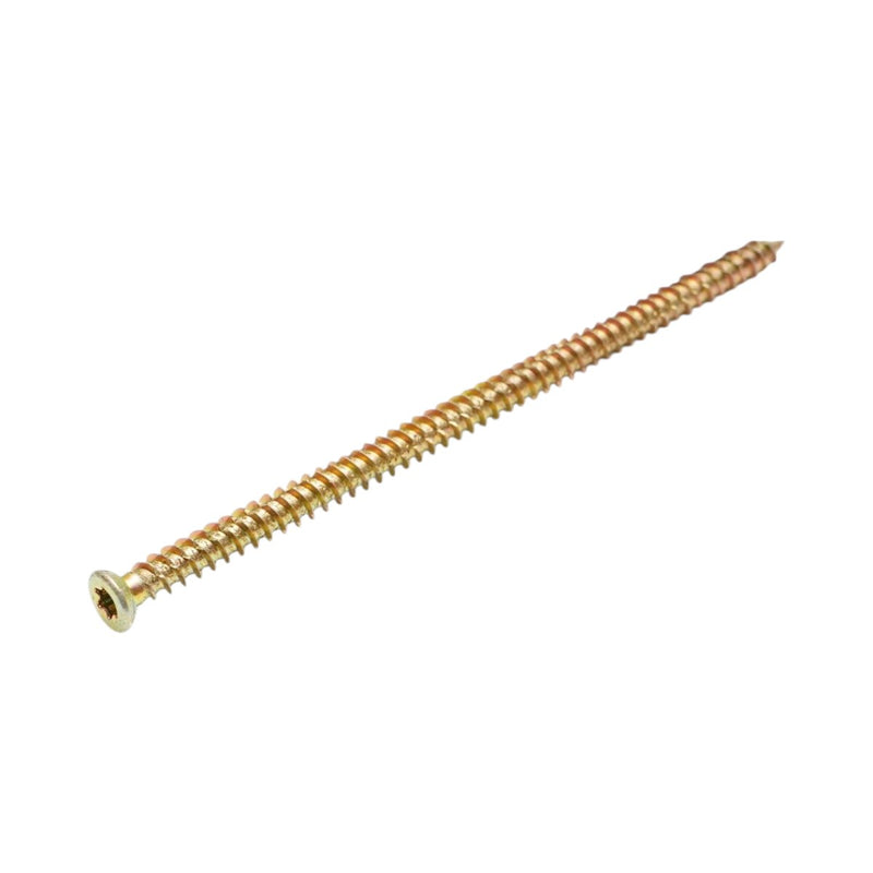 Vite per il fissaggio di serramenti 7,5x152 mm, Torx TX30, acciaio zincato giallo, 100 pz/scatola