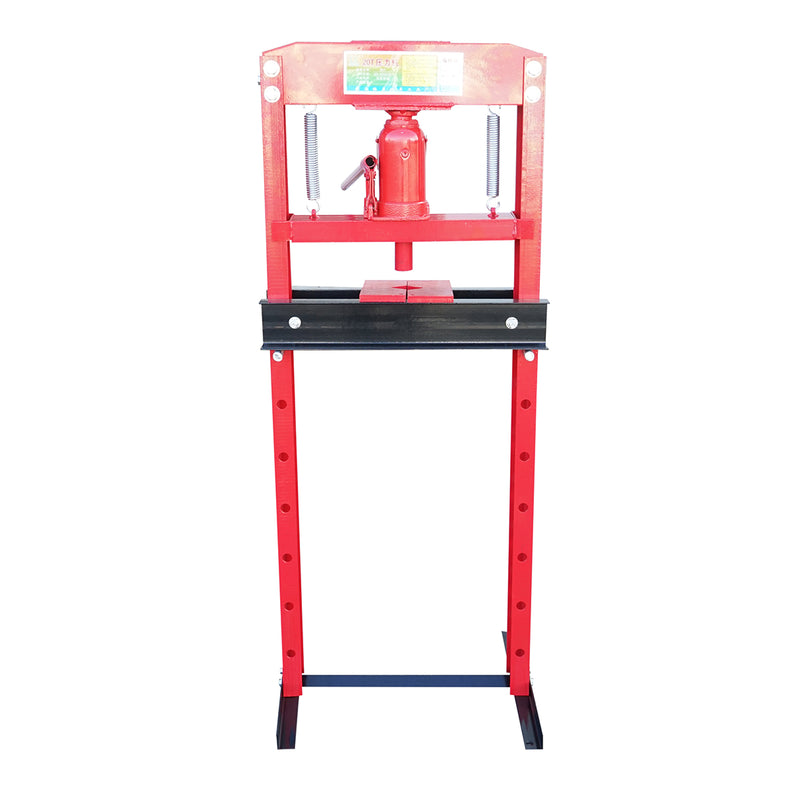 Pressa idraulica 20T, apertura regolabile 30-950mm, corsa pistone 0-120mm