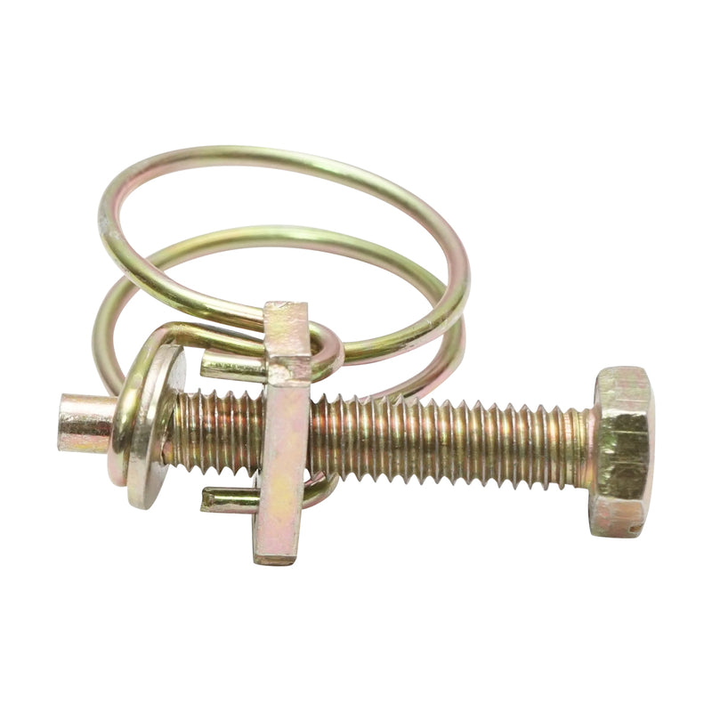 Fascetta stringitubo in filo metallico da 19-22 mm con vite M5x30 mm Breckner Germany