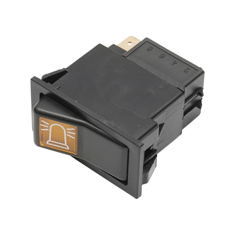 Interruttore per lampeggiante rotante 12 V per New Holland, Fiat e Case IH. Codice OEM: 82007618. Marca: Autospeed.