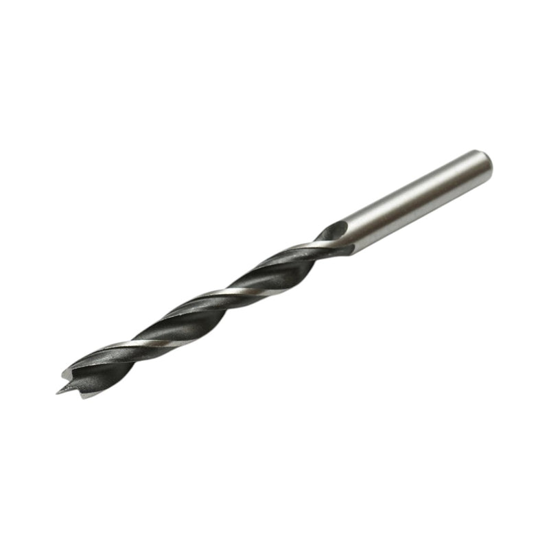 Set di 5 punte elicoidali per legno in acciaio HCS (3–10 mm) con attacco cilindrico Breckner Germany