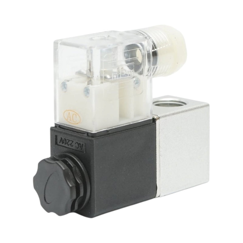Elettrovalvola pneumatica a 1 via, attacco 1/4", 220 V CA, IP65