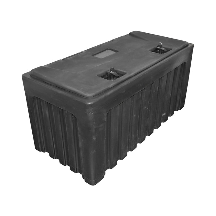 Cassetta per attrezzi senza supporto, in plastica nera 480x470x1000 mm