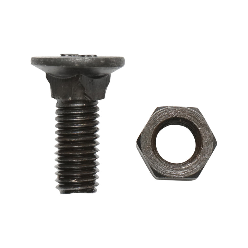 Bullone a testa svasata M12x35 e dado, con sottotesta quadro da 12 mm