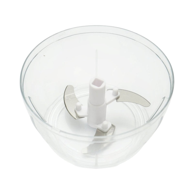 Tritaverdure manuale a corda, 3 lame in acciaio inox, capacità 500 ml