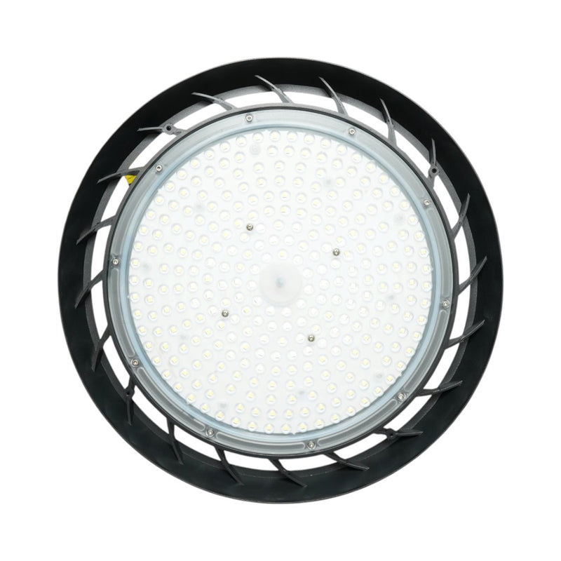 Lampada industriale LED UFO High-Bay 200W, 100-265V, 6500K, 40000lm per capannoni e magazzini, 375x50mm, IP65 Breckner Germany