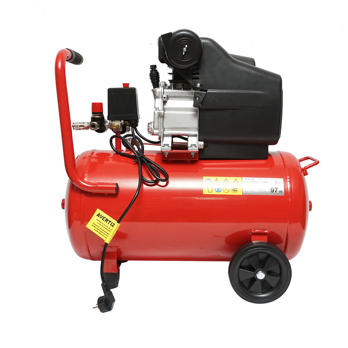 Compressore d'aria volume 50L potenza 1,5kW/2CP pressione massima 8 Bar, volume aria aspirata 184L Breckner Germany