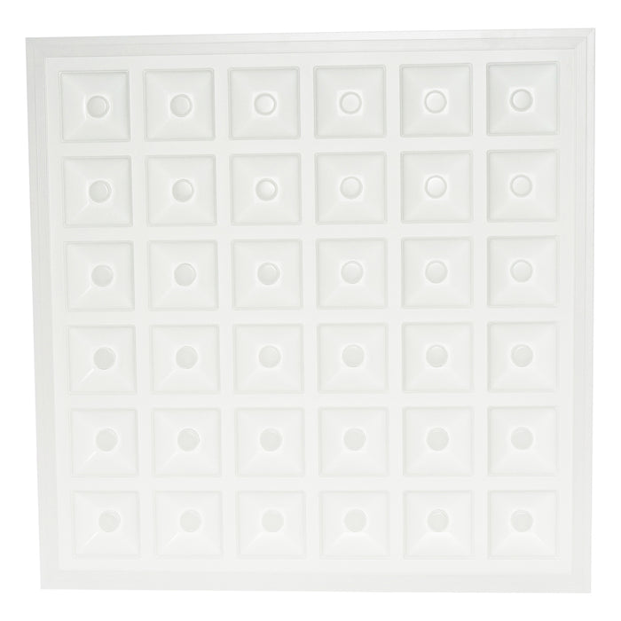 Pannello con 144 LED chip 2835 supporto in alluminio 48W 595x595x20mm