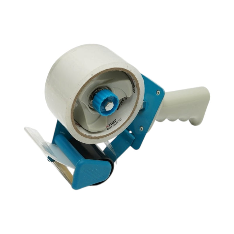 Dispenser manuale HighPower per nastro adesivo da 50 mm con taglierina, per imballaggio