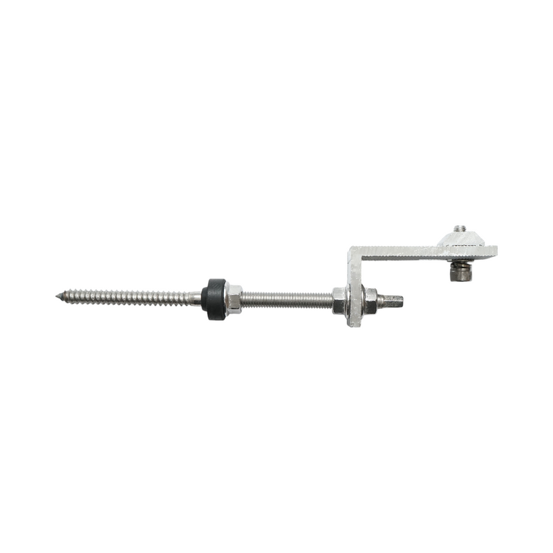 Kit di staffe a L per tetti in metallo con bullone M10x200 mm – montaggio di pannelli solari fotovoltaici Breckner Germany
