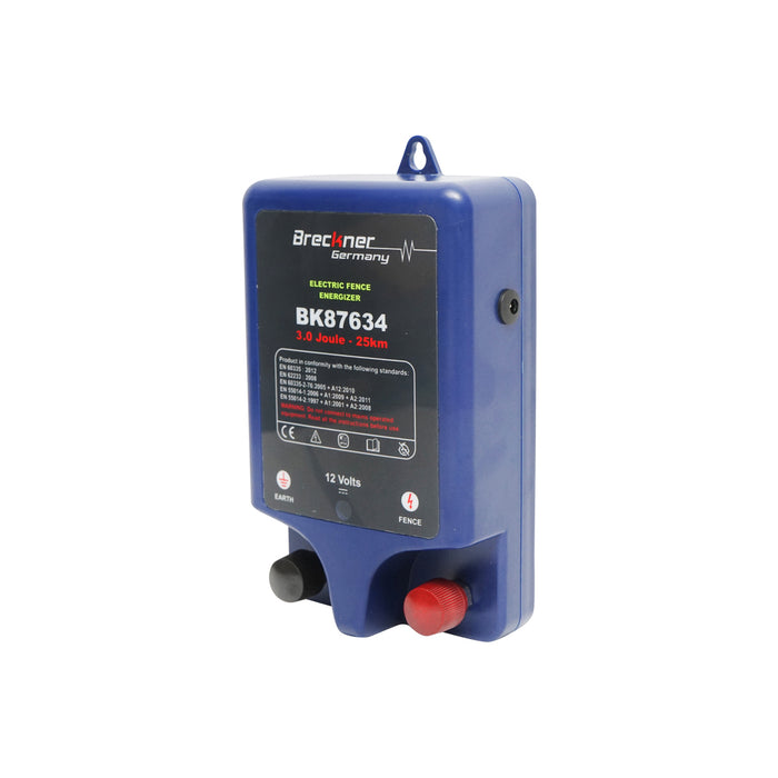 Generatore di impulsi 220V, 3 Joule, 25 km con impedenza per recinzione elettrica Breckner German