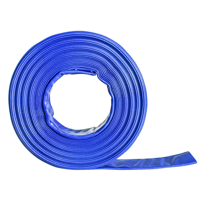 Tubo Flessibile Piatto siliconato PVC 20 M 1,5″, TUBO/MANICHETTA FLESSIBILE 20M 1,5″, Tubo d’Acqua Piatto Flessibile siliconato PVC