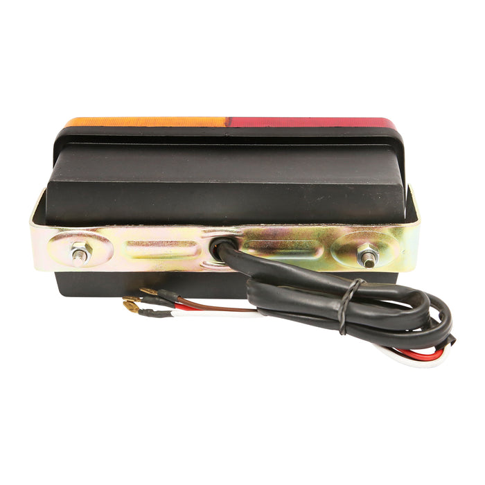 Luce stop posteriore con catadiottro rosso-giallo 12 V