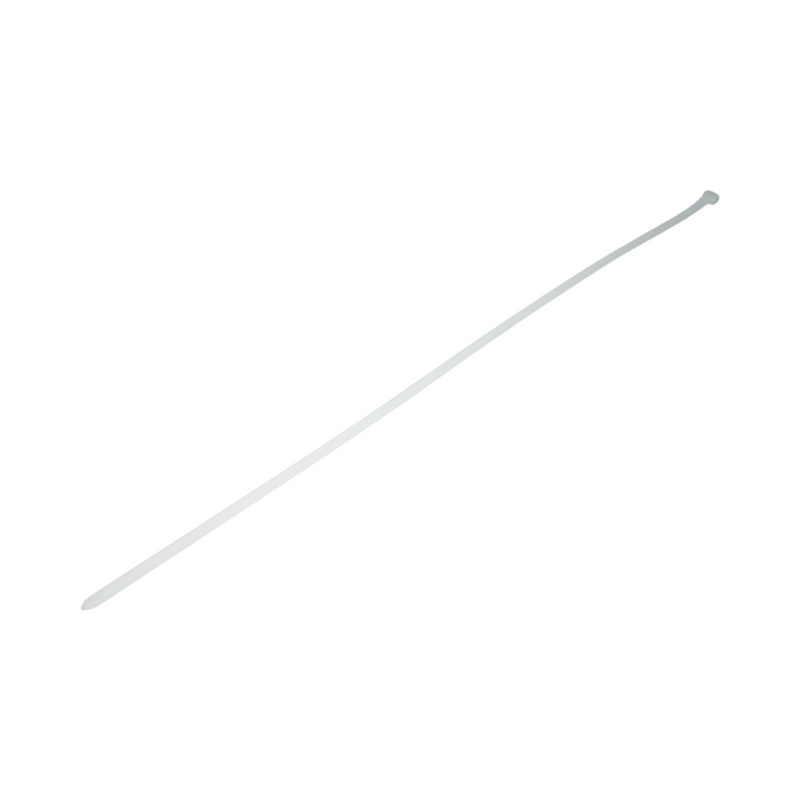 Fascette stringicavo in plastica bianca, 9 × 750 mm, 100 pezzi/set. Breckner Germany