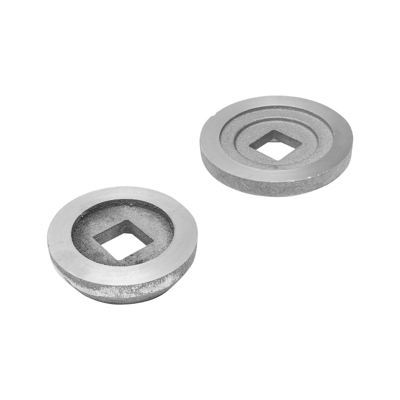 Set semiboccole piccola e grande per gruppo cuscinetto disco assemblato con cuscinetti 32015 e semiboccole – foro quadro da 40 mm.