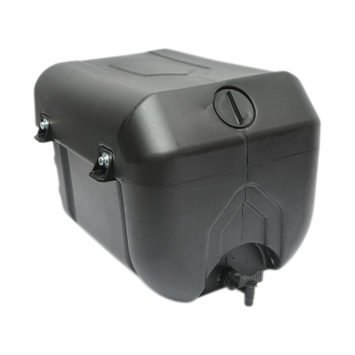 Serbatoio per acqua 30L in plastica, nero, dimensioni 332x420x331 mm