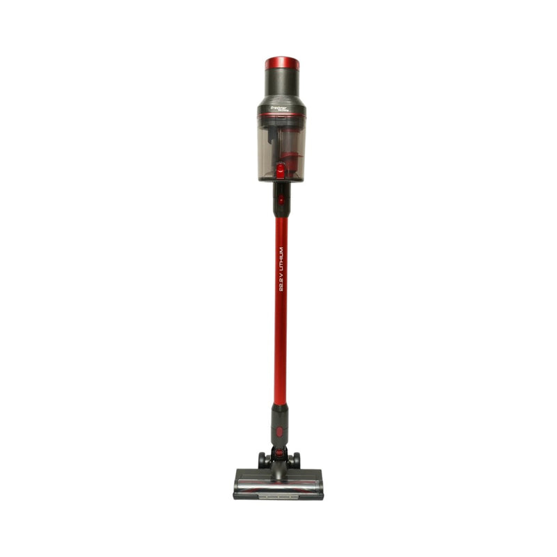 Aspirapolvere verticale 2 in 1 senza fili, 350 W, potenza di aspirazione 27 kPa, batteria Li-ion da 2.200 mAh, contenitore della polvere da 0,8 L, display touch, spazzola con illuminazione LED, tecnologia ciclonica Breckner Germany