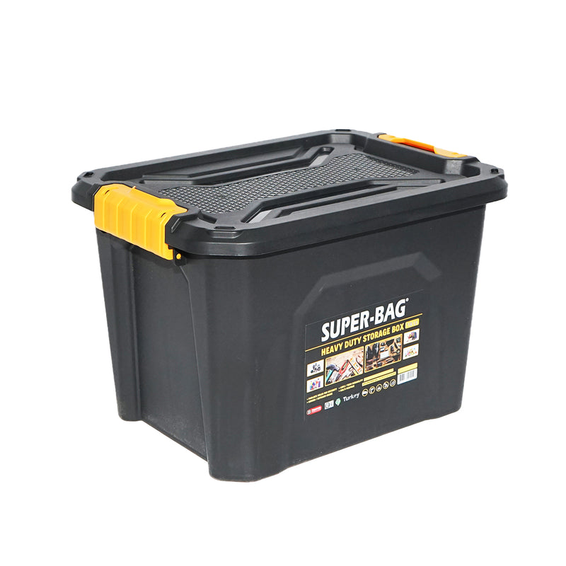 Contenitore robusto con coperchio, 18 L, 385x295x260 mm