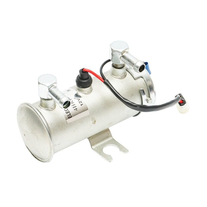 Pompa elettrica universale per carburante, 12V, L=145mm, Ø 10mm per diesel/benzina OEM YK-3111, 4HKI