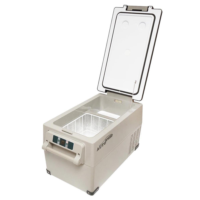 Frigorifero auto con compressore 35L 12-24-220V 60W Frigorifero portatile Frigorifero per Auto 220V/12V Congelatore Portatile per Auto -18℃-20 ℃