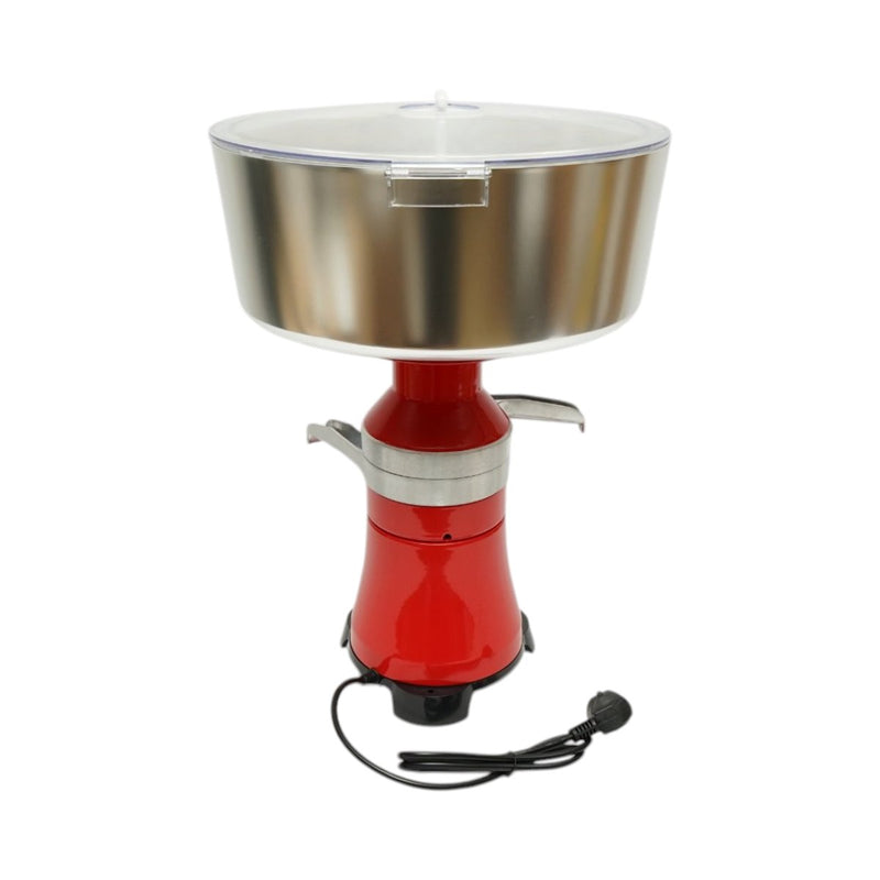 Separatore di panna dal latte o per scrematura automatica 200W, 220V, contenitore in acciaio inox con coperchio 12L, velocità regolabile, capacità 100 L/h