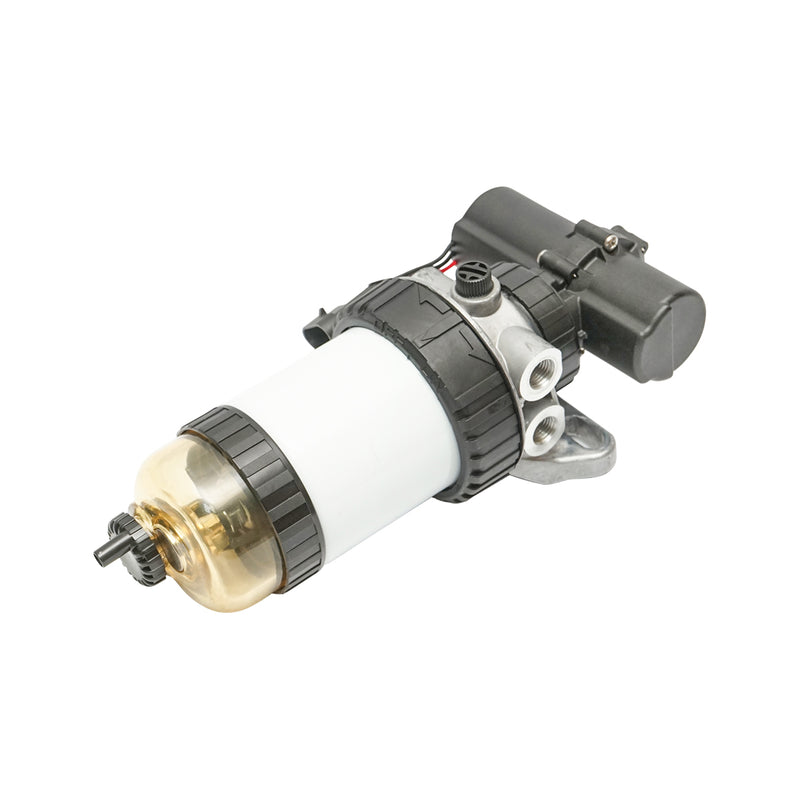 Pompa elettrica di alimentazione carburante con filtro per Case IH, New Holland e Ford, codice OEM 84271407, 87801794, 87802202, 84288071, 87802331