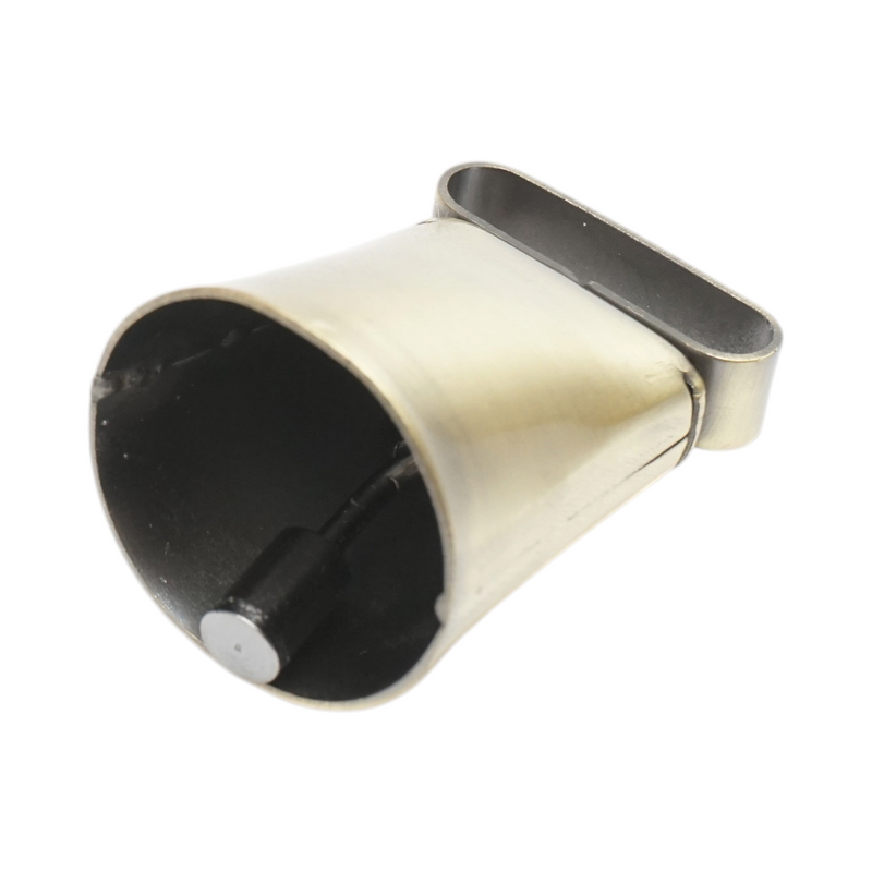 Campanaccio color oro da 3,5 cm per ovini e bovini (stile campana da mucca)