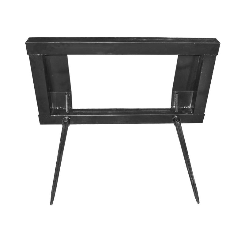 Forca per balle con denti da 80 cm, interasse tra i denti di 75 cm, carico massimo 220 kg.