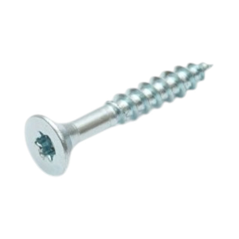 Vite autofilettante per legno 4,5x30 mm, testa svasata Torx TX20, acciaio zincato, 500 pz/scatola