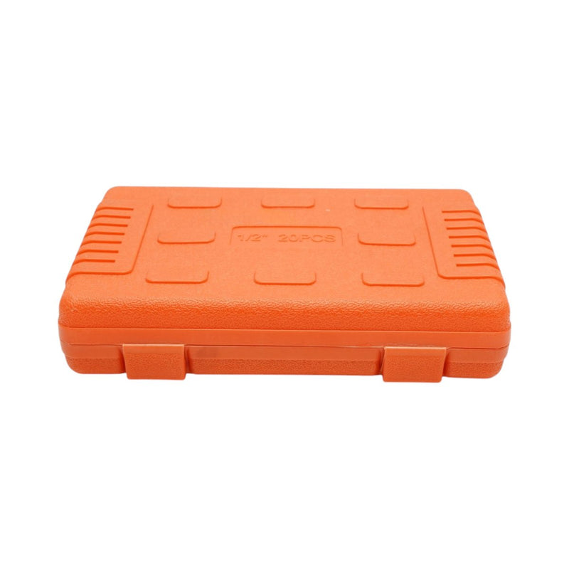 Set di 20 bussole a impatto corte, 8–32 mm, attacco 1/2", Cr-Mo Breckner Germany