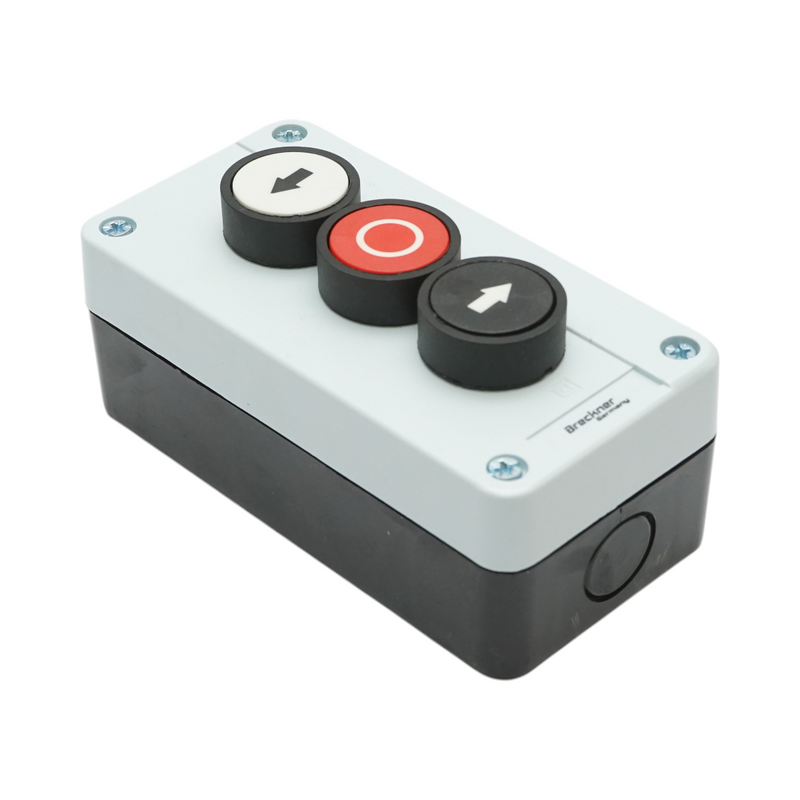 Scatola di comando 3 pulsanti con ritorno 1NO+1NC+1NO, XAL-B334 Breckner Germany