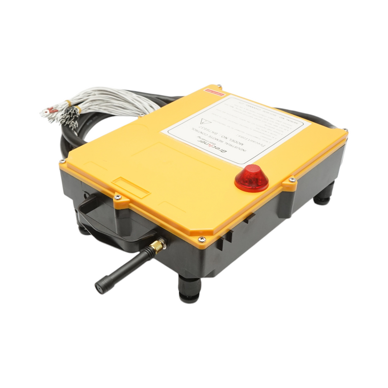 Radiocomando industriale wireless a 380 V CA con doppio joystick e pulsanti, grado di protezione IP65. Breckner Germany