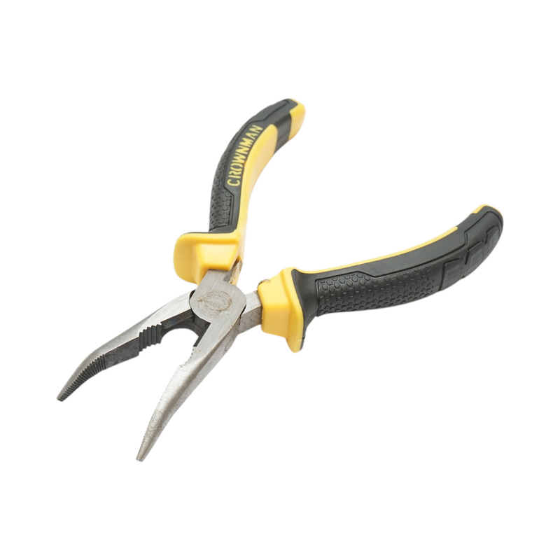 Pinza universale professionale a becchi piegati da 165 mm (Cr-V) – Crownman
