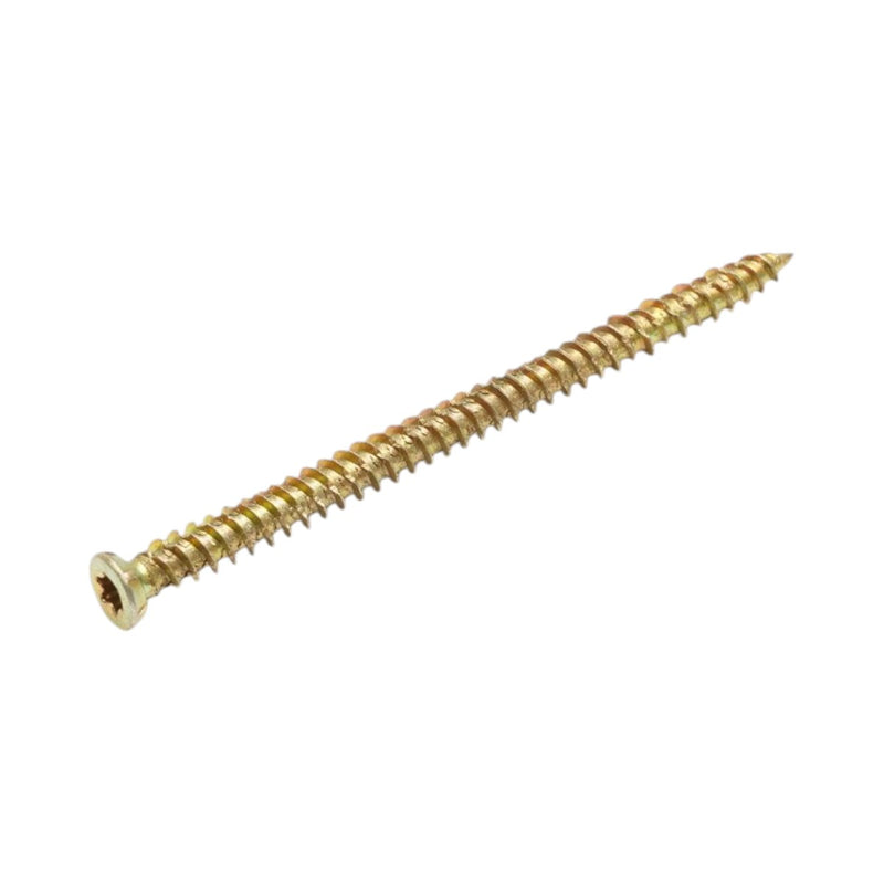 Vite per il fissaggio di serramenti 7,5x112 mm, Torx TX30, acciaio zincato giallo, 100 pz/scatola
