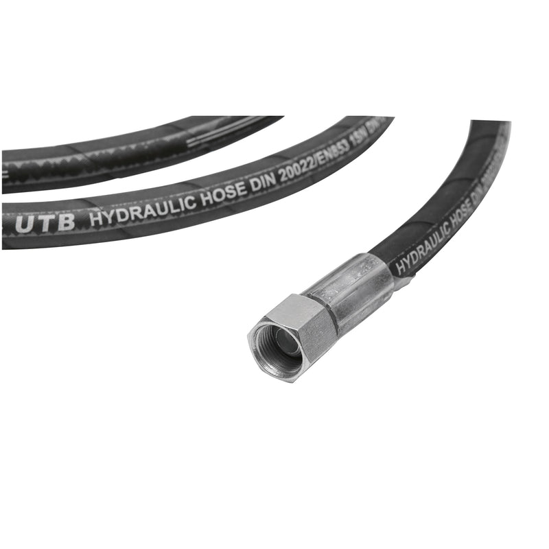 Tubo ad alta pressione 2SN DN10 con raccordi pressati idraulicamente, L = 2700 mm (riduzione M20x20)