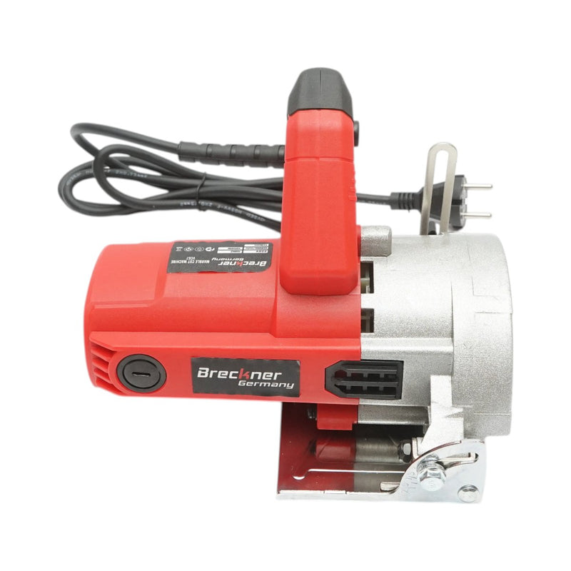 Sega circolare per il taglio di piastrelle in ceramica, gres e maiolica, 1050 W, 220 V, disco da 110 mm, taglio inclinabile da 0° a 45°, velocità 12.800 giri/min. Breckner Germany