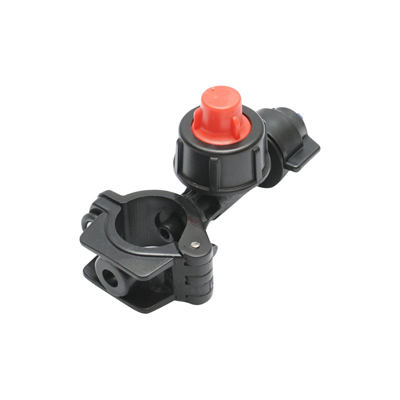 Gruppo spruzzatore completo con ugello e valvola antigoccia per tubo da Ø25 mm (irroratrice per diserbo)