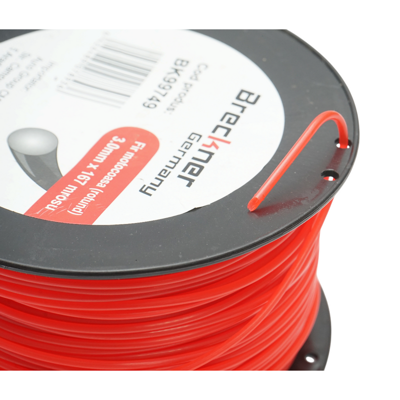 Filo per decespugliatore a sezione tonda 3 mm x 167 m Breckner Germany
